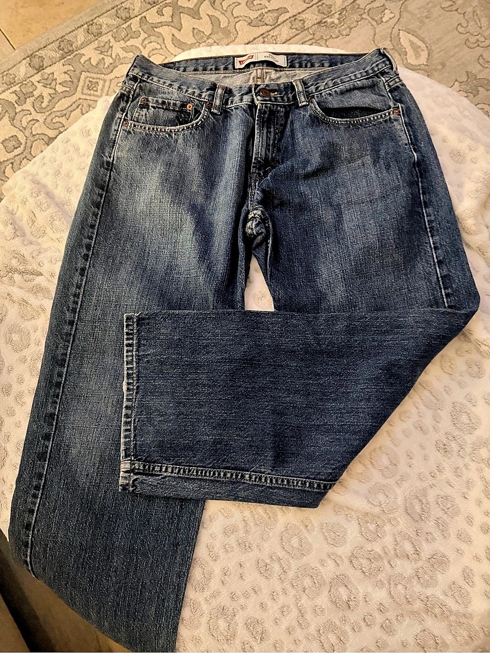 Levi's 550 Relaxed Fit Jeans Blue Waist 36